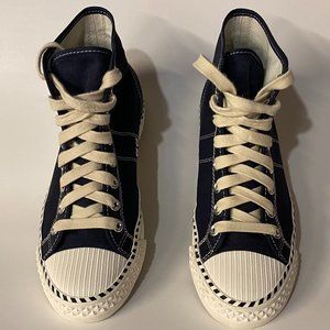 Very Rare P.F. Flyer Ramber High Top, M8 / W9.5  Navy Blue - lightly used